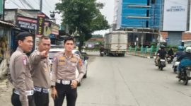Satlantas Polres Cirebon Kota Melakukan Pengecekan Langsung di Jalur Pantura (foto Humas Polres Cirebon Kota)