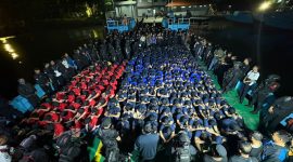 Para warga binaan telah tiba di Nusakambangan sekitar pukul 21.50 WIB dan langsung ditempatkan di beberapa lapas dengan tingkat pengamanan maksimum hingga super maksimum, sesuai standar operasional prosedur yang berlaku. (Foto - Ist)