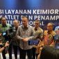 Direktur Jenderal Imigrasi Hendarsam Marantoko, di dampingi Eko Budianto, Is Edy Eko Putranto, Suhendra, serta Yuldi Yusman. (Foto - Ist)