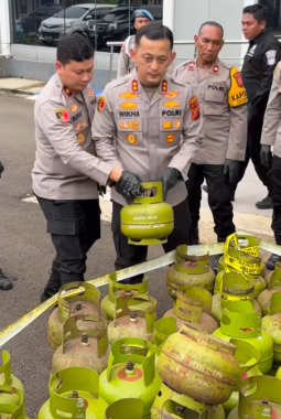 Oplosan LPG 3 Kg ke Nonsubsidi Terbongkar di Bogor, Polisi Amankan Pasutri
