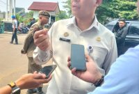 Sekretaris Direktorat Jenderal Imigrasi (Setdidtjenim) Sandi Andaryadi, disela acara Hadi Bhakti Pemasyarakatan Ke-62 di Lapas Kelas IIA Cibinong Jabar. (Foto - Genzanews.com)