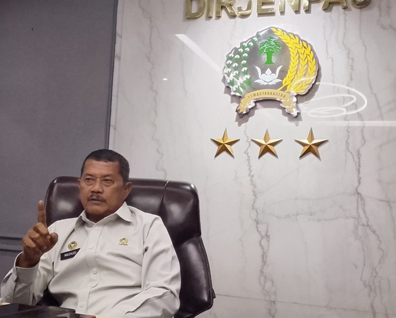 Direktur Jenderal Pemasyarakatan Drs.Mashudi (Foto - Thalib)