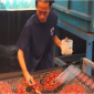 Aktifitas Warga Binaan Lapas Kelas 1 Cipinang sedang membuat produk Batik Gambar Produk UMKM. (Foto - Thalib)